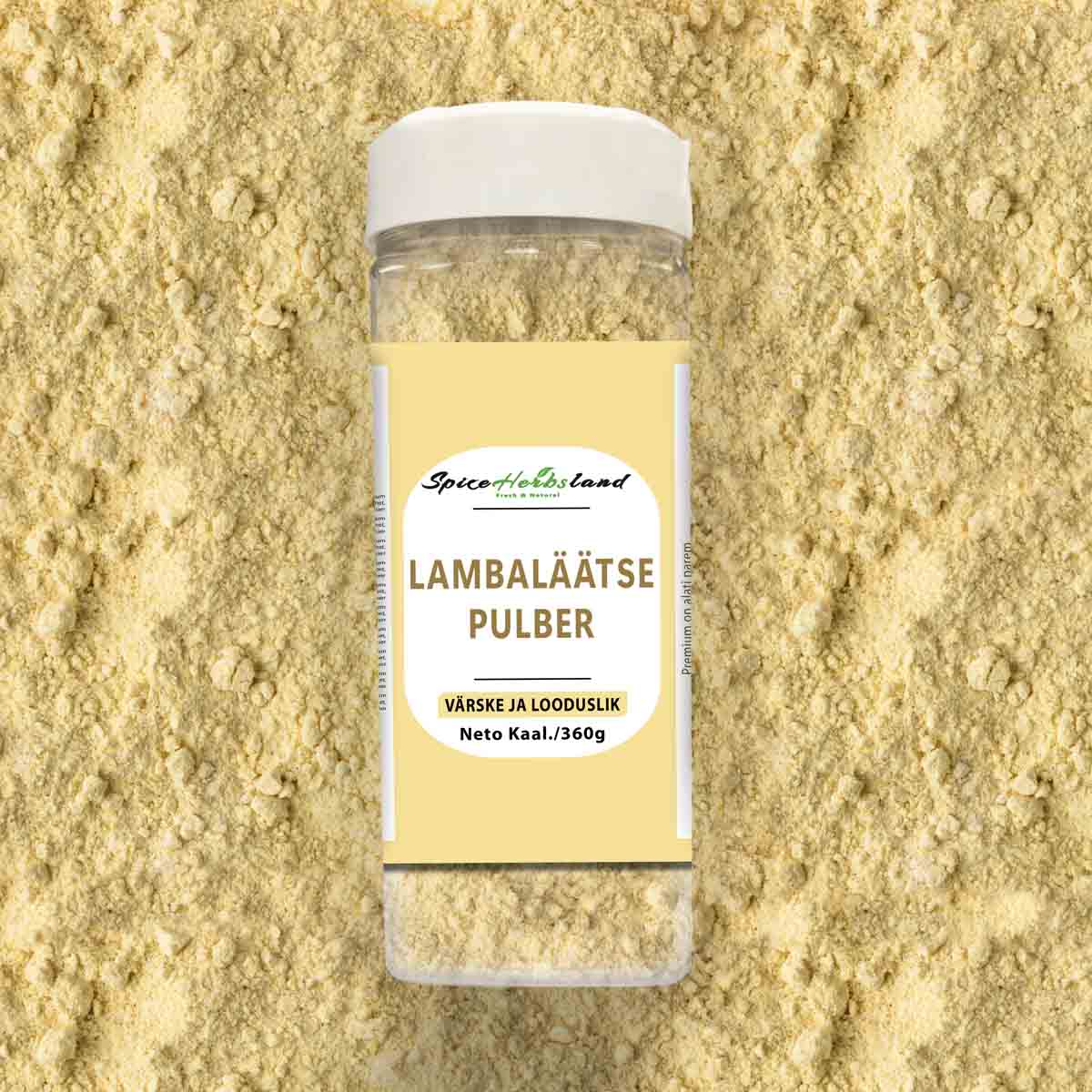 Lambaläätse jahvatatud