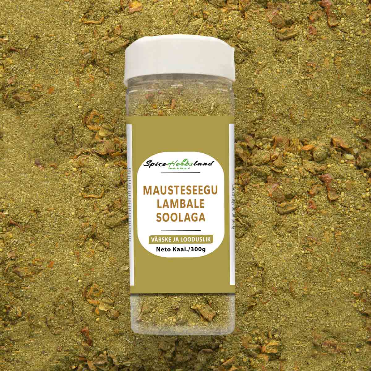 Lambaliha maitseainesegu soolaga