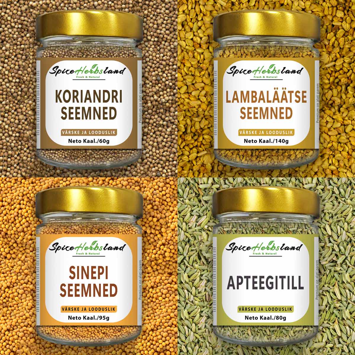 Seemnete kollektsioon - 4 tk
