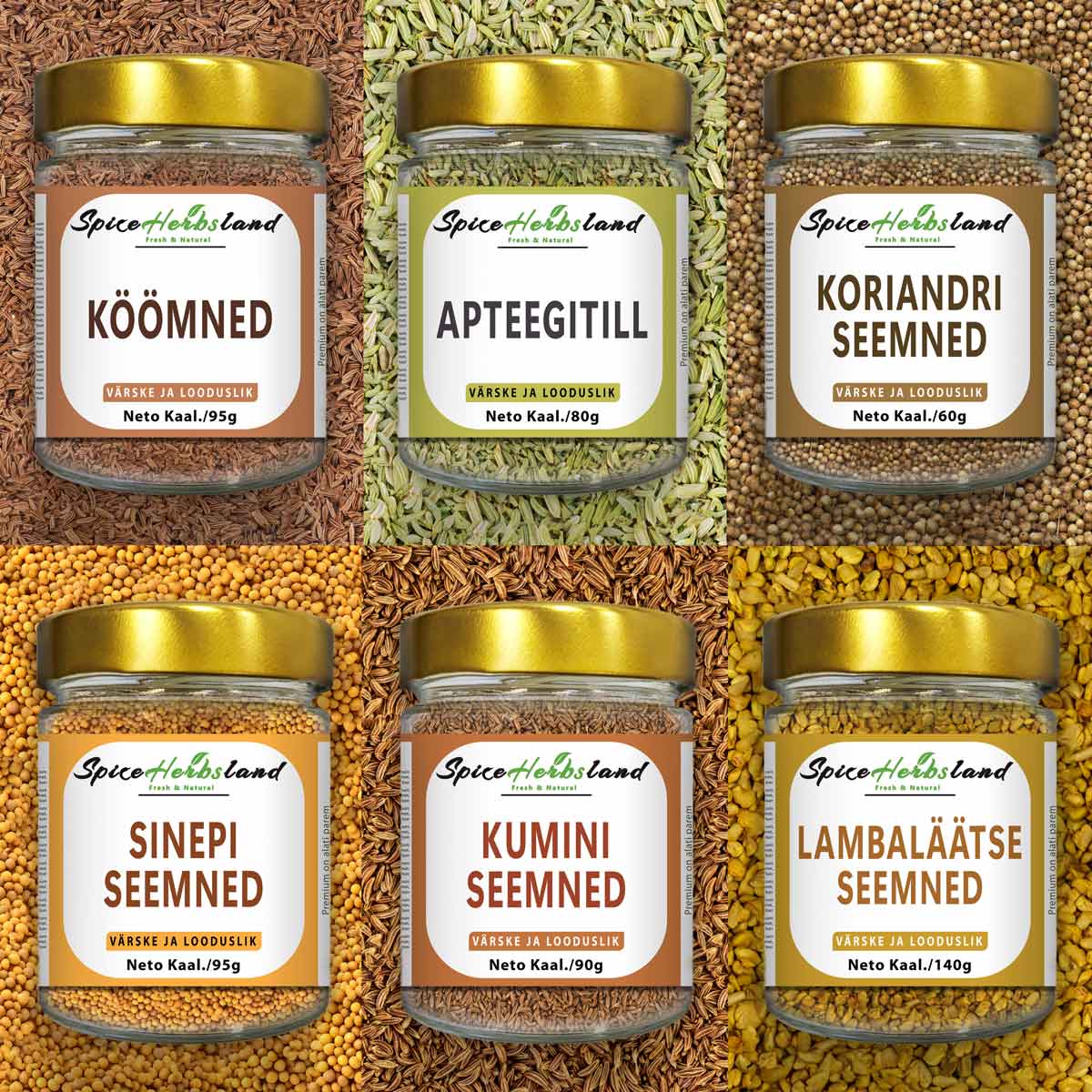 Seemnete kollektsioon - 6 kaupa