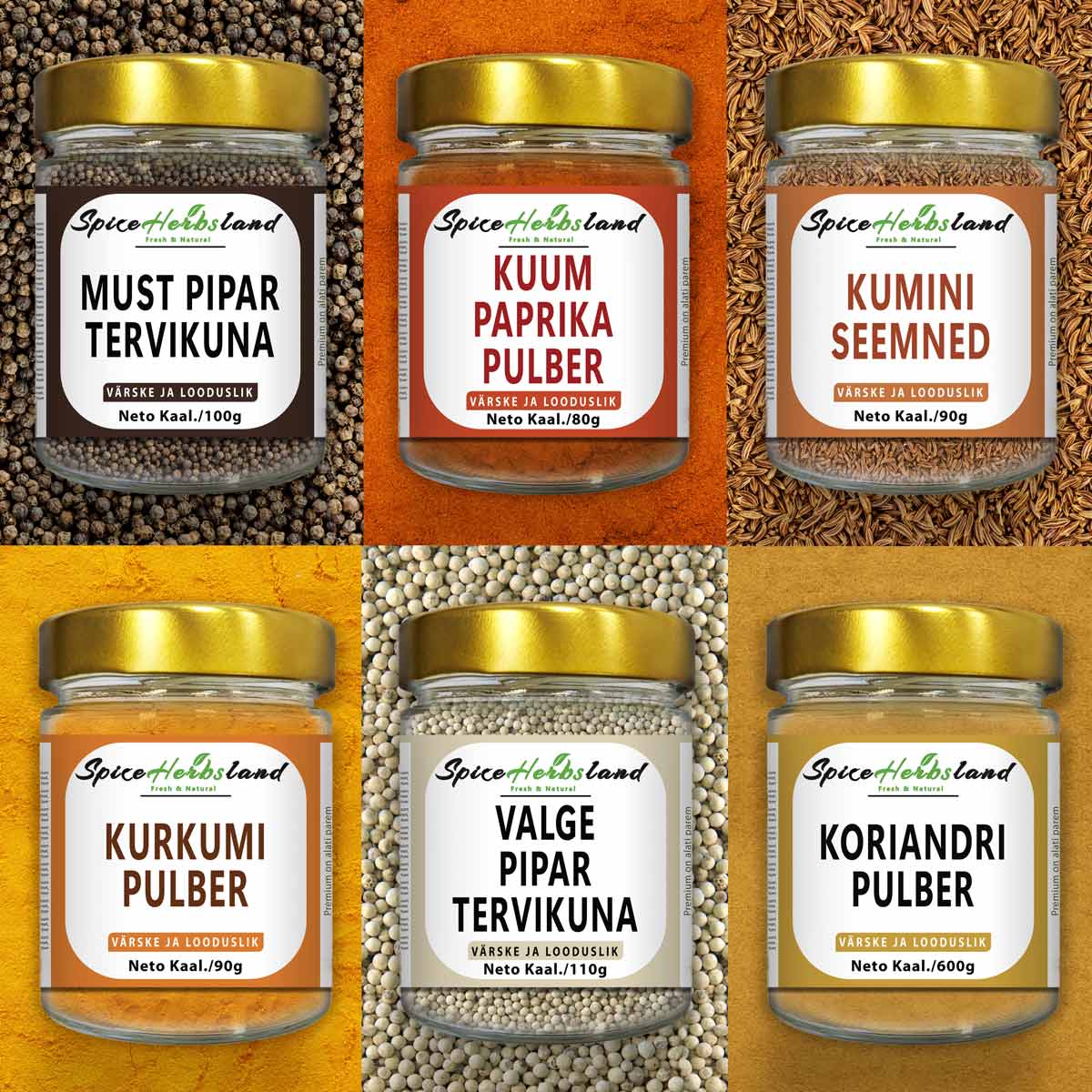 Kokkade kollektsioon - 6 kaupa