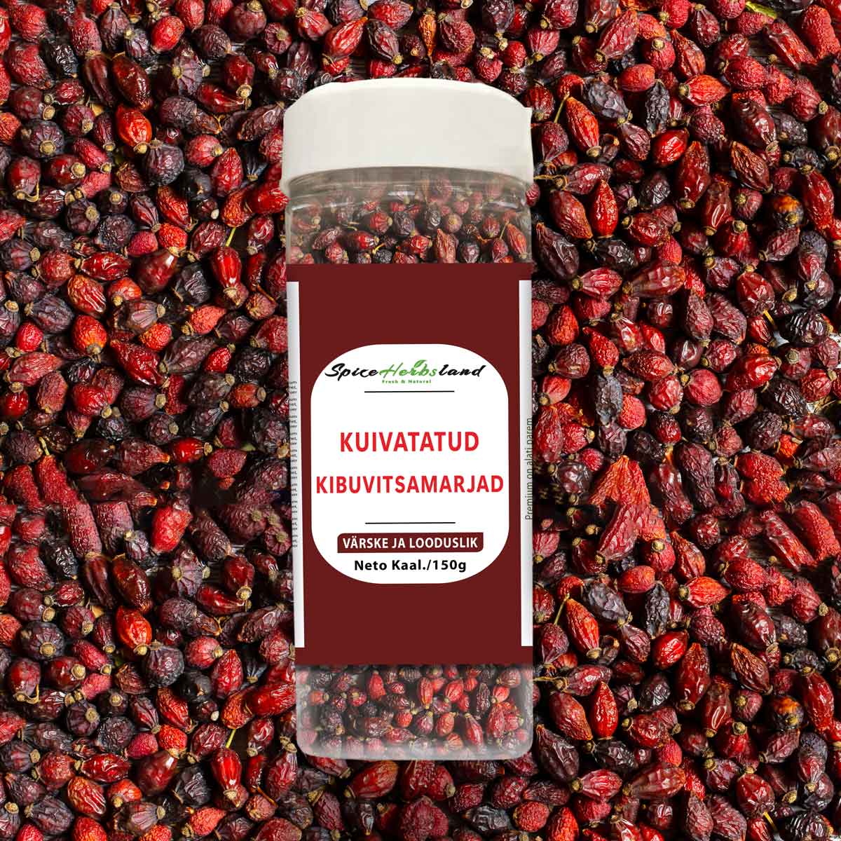 Kuivatatud loodusliku roosi puusad