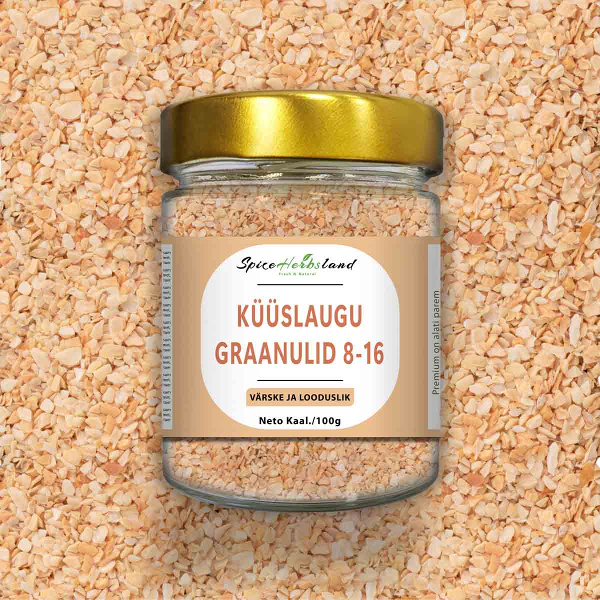 Küüslaugu graanulid 8-16 võrgusilma