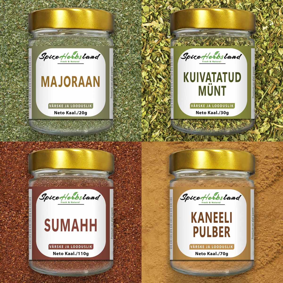 Lähis-Ida vürtside kollektsioon - 4 tk