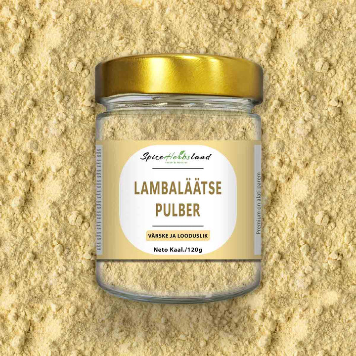 Lambaläätse jahvatatud