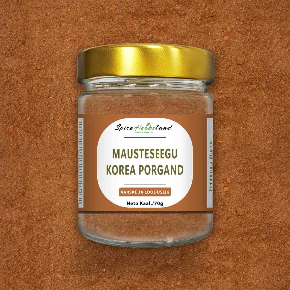 Vürtsisegu Korea porgand