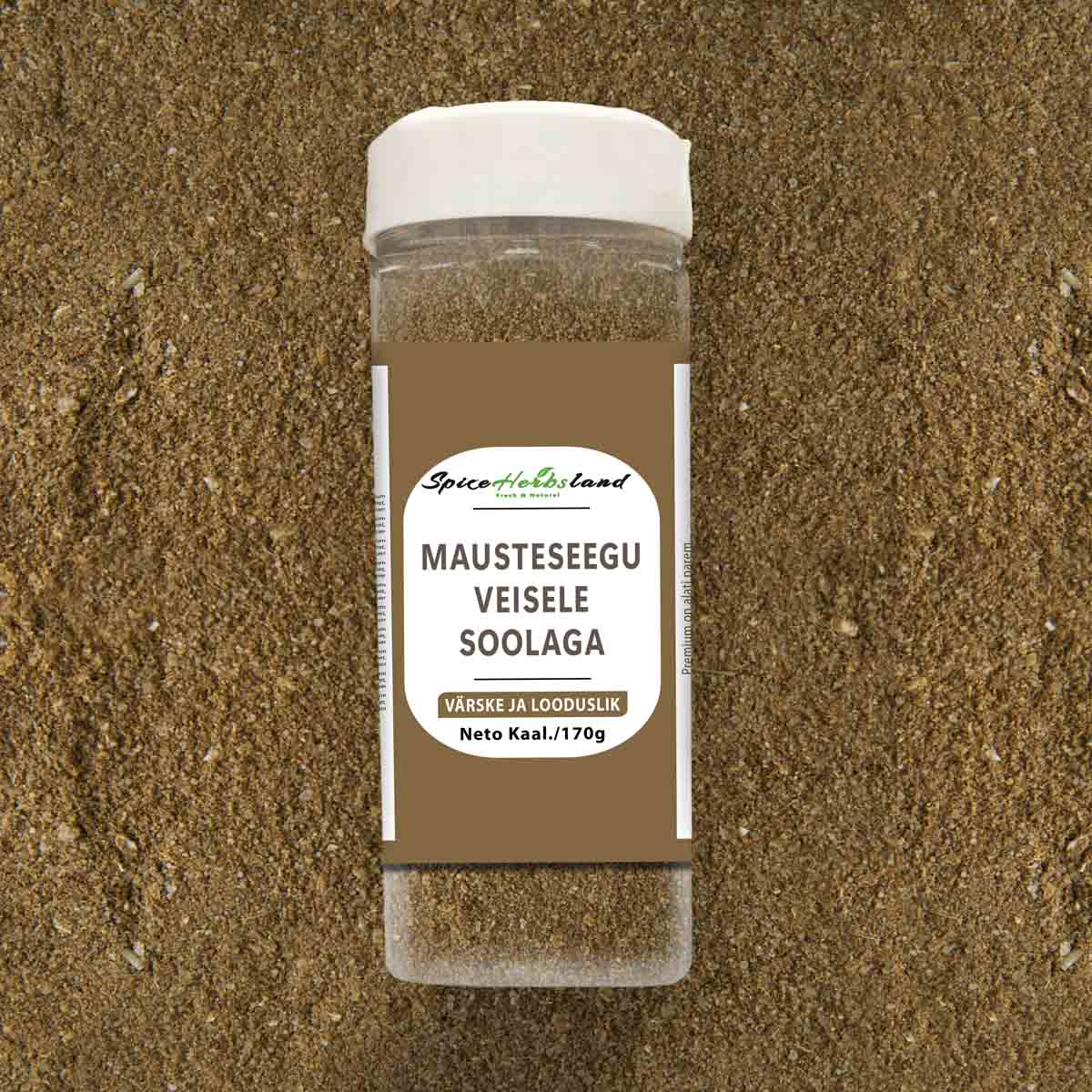 Veiseliha maitseainesegu soolaga