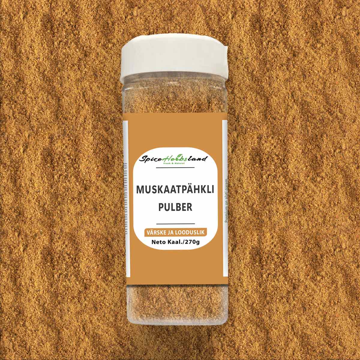 Muskaatpähkel jahvatatud