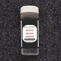 Mustad seesamiseemned