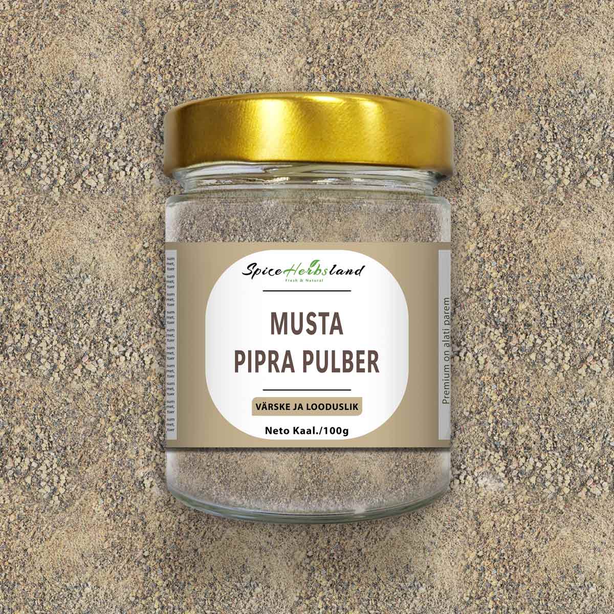 Must pipar Jahvatatud