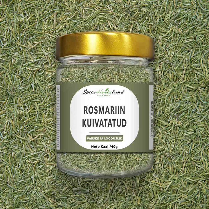 Rosmariin kuivatatud