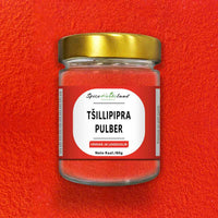 Tšillipipar jahvatatud